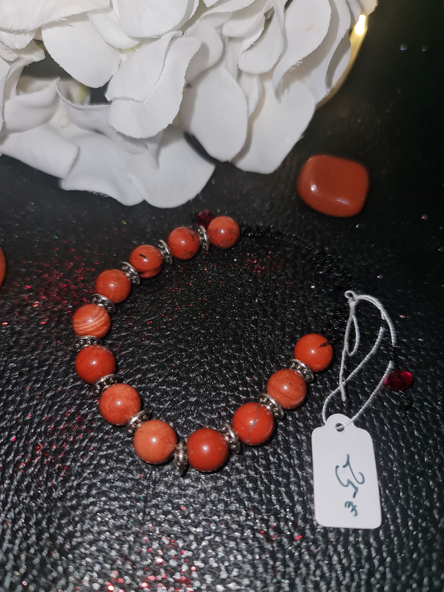 Bracelet Jaspe Rouge