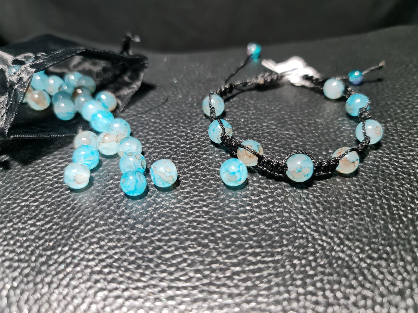 Bracelet perle de verre