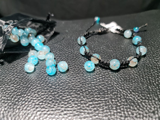 Bracelet perle de verre