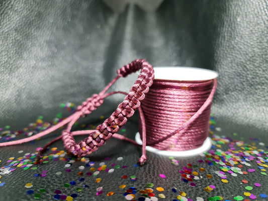 bracelet en nœud de macramé